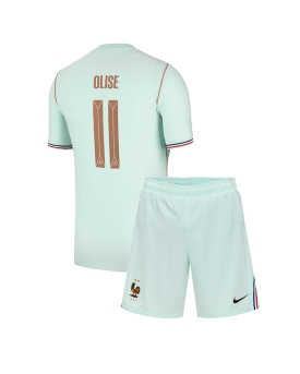 Billige Fotballdrakt Frankrike Michael Olise #11 Replika Bortedraktsett Barn VM 2026 Kortermet (med bukser)